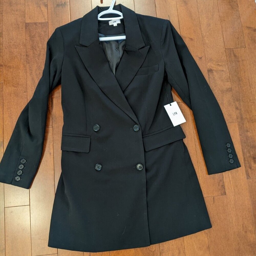 LPA women's black blazer in size small